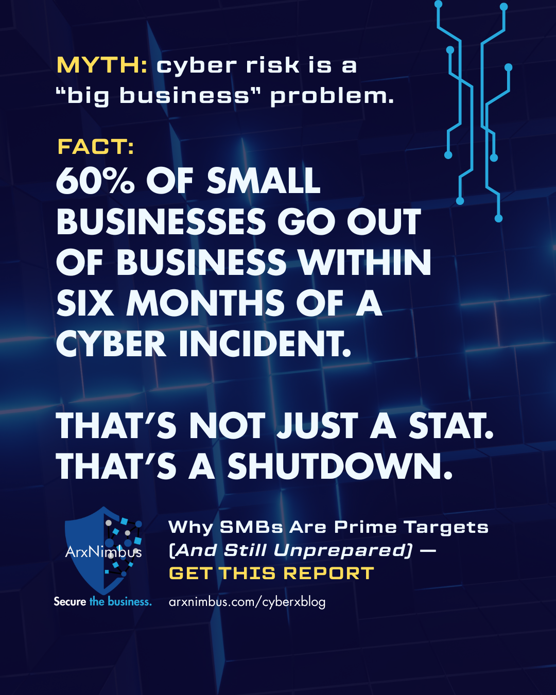 Smbs Cyber Risk for SMBs: What the Stats Say—and What You Can Do